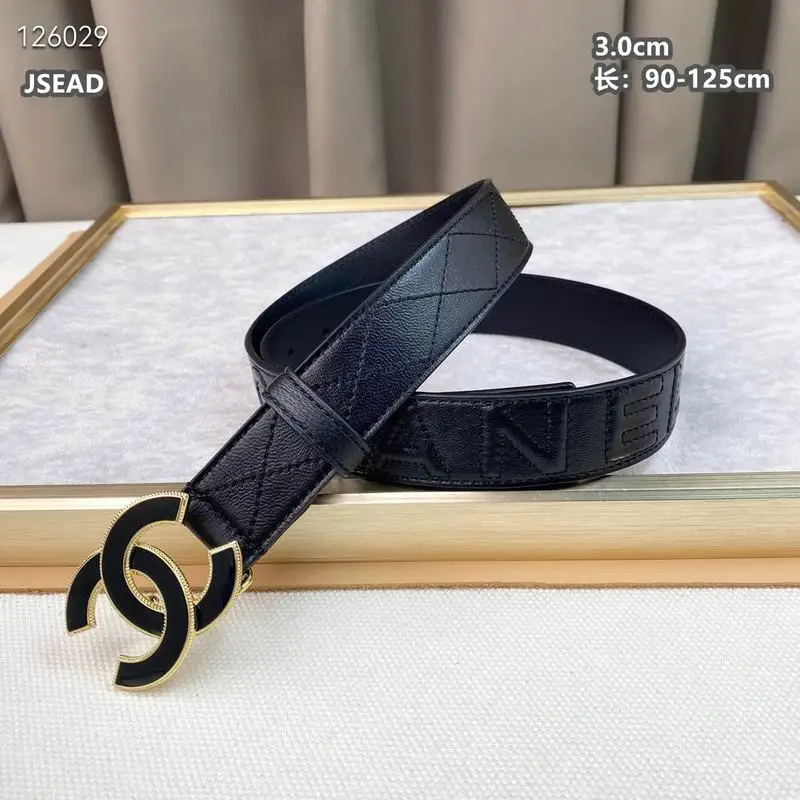 Chanel belt 30mmX90-125cm 8L13